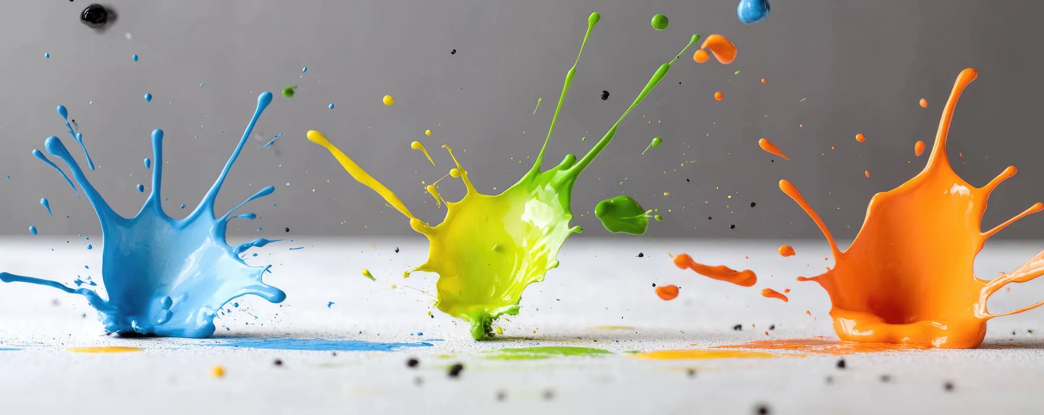 Paint splashes background